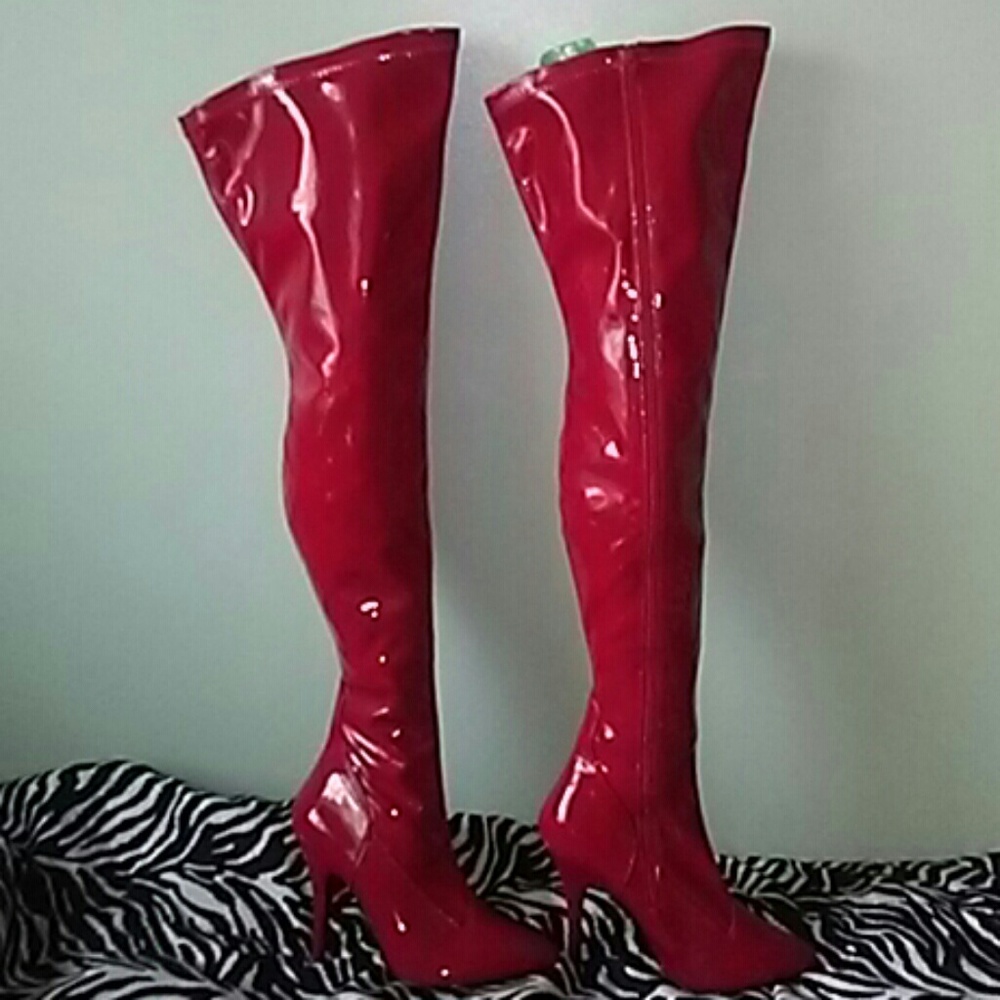 Pleaser Seduce Stripper Boots - Picture 4 of 5